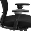 Emma and Oliver 24/7 300 lb. Rated Seat Slider Ergonomic Office Chair with Adjustable Lumbar - 4 of 4