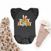 The Juniper Shop Baby Bunny Ears Baby Flutter Sleeve Bodysuit - 2 of 3