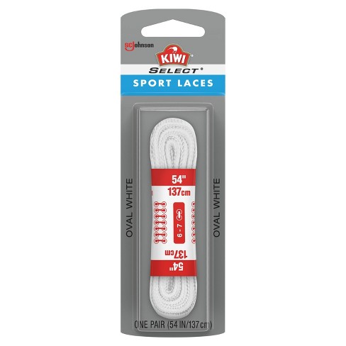 KIWI Select Sport Oval Laces - White 54in