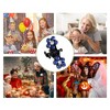 Unique Bargains Girl's Metal Rhinestone Mini Floral Hair Claw Clip 12 Pcs - 4 of 4