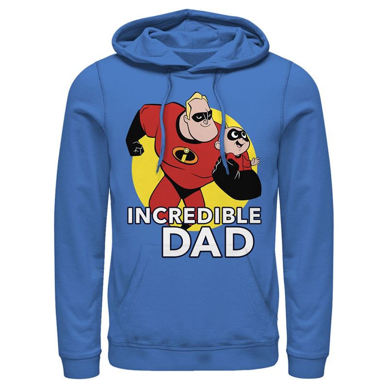 Men's The Incredibles 2 Jack-Jack and Mr. Incredible Best Dad Pull Over Hoodie, 1 of 5