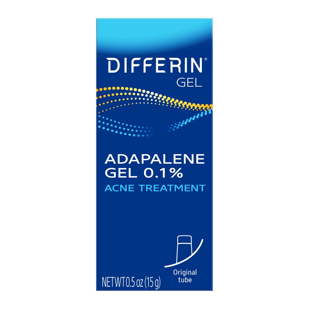 Photos - Cream / Lotion Differin Acne Retinoid Face and Body Treatment Gel Adapalene 0.1 - 15g