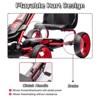 UNISOAR Pedal Go Kart for Kids, Pedal Powered Go Cart,Ride-On Toy with Ergonomic Comfort with Adjustable Seat(Black) - 3 of 4