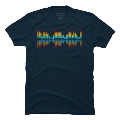 Men's Design By Humans Audio City By clingcling T-Shirt