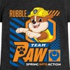 Girls' - Paw Patrol - Rubble Team Paw Fitted Short Sleeve Graphic T-Shirt - 2 of 4