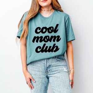 Simply Sage Market Cool Mom Club Short Sleeve Tee - XS - Ocean - 1 of 4