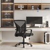 Yaheetech Set of 2 Mid Back Ergonomic Desk Chair with Adjustable Height, Blalck - 2 of 4