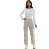 Derek Heart Womens High Rise Wide Leg Multi Pocket Cargo Pants - 4 of 4