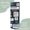 Elanze Designs Warning Terrible Dad Jokes Blue 20 ounce Stainless Steel Travel Tumbler with Lid For Your On The Go Beverages - 3 of 4