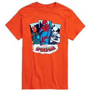 Men's - Marvel - Friendly Neighborhood Spider-Man Suits Short Sleeve Graphic T-Shirt - 1 of 4