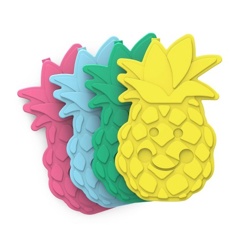 Bentgo Buddies Glitter Reusable Ice Packs 4pk - Pineapple : Target