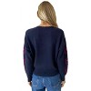 Women's Smiley Good Mood Pullover Sweatshirt - SIX/FIFTY - image 2 of 4