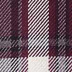 burgundy/gray plaid