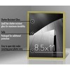 Americanflat Thin Picture Frame in Gold with Shatter Resistant Glass Horizontal and Vertical Formats for Wall & Tabletop - Picture Size 8.5x11" - 4 of 4