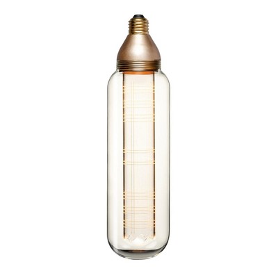 Next Glow T80 Tubular LED Light Bulb, 4W & Medium Screw (E26) - Clear