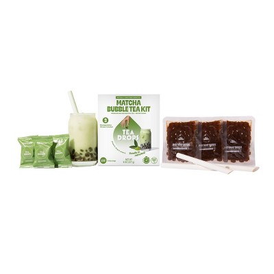 Classic Flavours Bubble Tea Kit with Instant Tapioca Pearls (8 drinks)