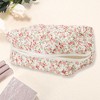 Unique Bargains Women Portable Little Flower Pattern Makeup Bag 1 Pc - 2 of 3