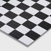 Playa Rug California Plastic Floor Mat Rectangle Woven Indoor Outdoor Rugs Black & White - 4 of 4