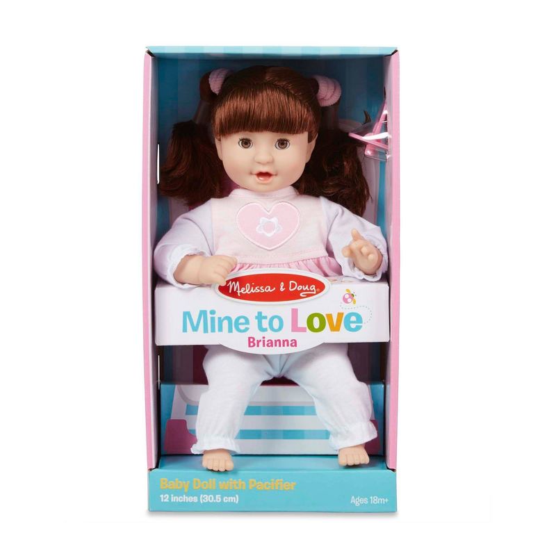 Melissa & Doug Standard Mine to Love Brianna 12" Soft Body Baby Doll, 4 of 11