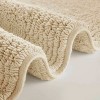 LunaLulinlk 1 PCS 24x60" 100% Cotton Tufted 3000 GSM Reversible Bath Rug Natural - 3 of 4
