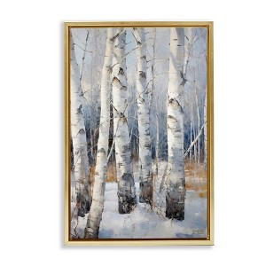 Stupell Industries Snowy Birch Forest, 31" x 21" - 1 of 4