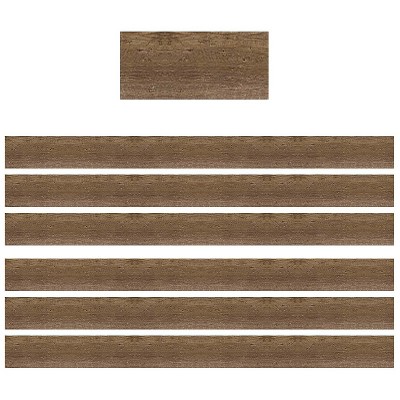 Teacher Created Resources Home Sweet Classroom Straight Border 3" x 210' Wood Design (TCR8700-6)