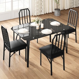 Kitchen Table Chairs Set of 2 ,Dining Room Table Set with  Comfortable Cushion, Kitchen Furniture set  with Chairs Suitable for living room,Kitchen - 1 of 4