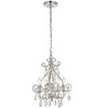 Elegant Lighting Kato Collection Pendant D12.6 H16.3 Lt:4 Chrome Finish - 4 of 4