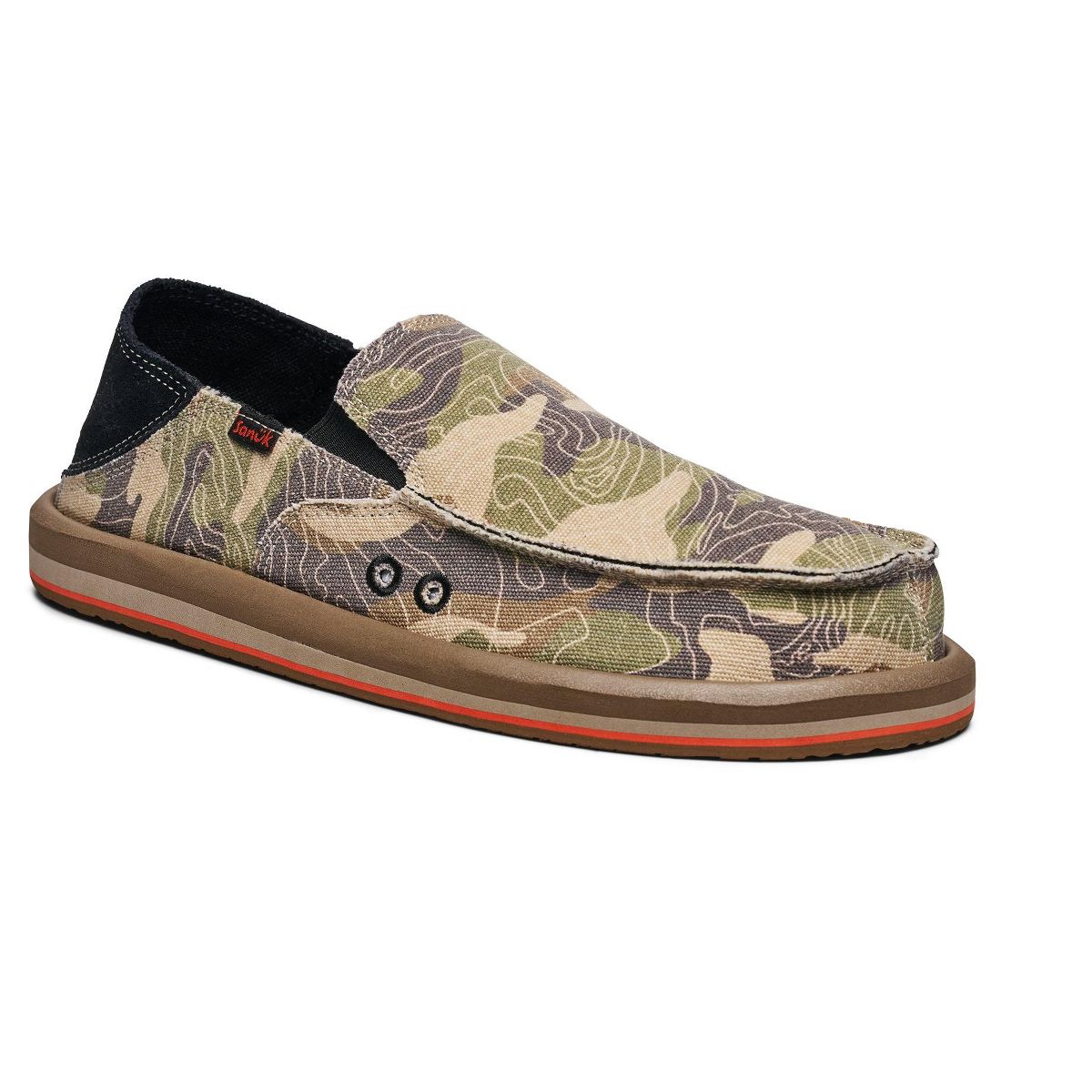 Sanuk Men's Donny Novelty Print Slip-On Loafers - thumbnail 5