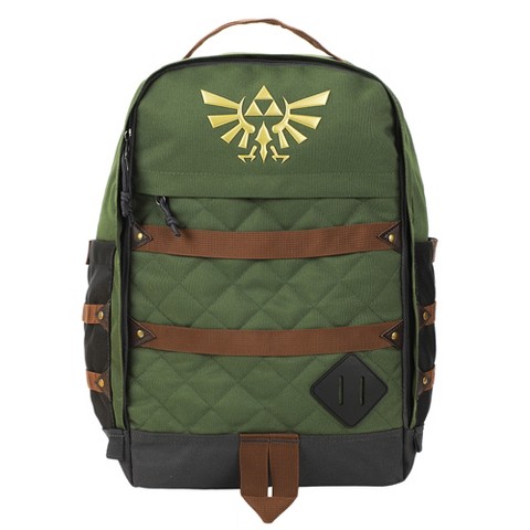 The Legend of Zelda Hyrule Crest 17" Green adult Backpack