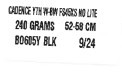 The model name, model number and manufacture date, in MM/YY or M/YY format, can be found on a sticker inside the helmet