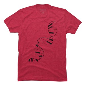 Men's Design By Humans DNA Piano By Tobiasfonseca T-Shirt - 1 of 4