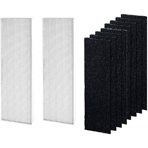 Nispira HEPA Filter Set Replacement Compatible with Fellowes AeraMax 90 100 DB5 DX5 Air Purifier. Compared to Part 40101701 9287001 932400, 2 Sets - 1 of 3