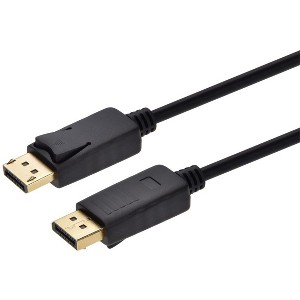 Monoprice DisplayPort 1.2a Cable - 1.5 Feet - Black | Supports Up to 4K Resolution And 3D Video - Select Series - 1 of 4