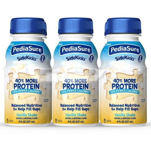 Pediasure Sidekicks High Protein Nutrition Shake Vanilla 6pk 48 Fl Oz Target