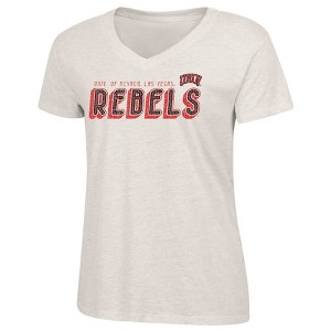 NCAA UNLV Rebels Women's Oatmeal V-Neck T-Shirt - 1 of 3