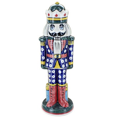 Blue Rose Polish Pottery 618 Vena Large Nutcracker
