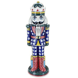Blue Rose Polish Pottery 618 Vena Large Nutcracker - 1 of 2