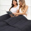 20lbs King Size Dark Grey Weighted Blanket 88x104 for Adults - 4 of 4