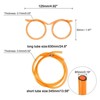 Unique Bargains Reusable Plastic Creative Eyeglasses Straws for Fun Parties 8 Pcs - 2 of 4