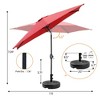 Ainfox 9ft Patio Umbrella With Umbrella Base - 2 of 4