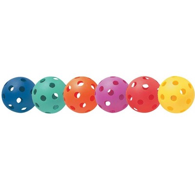 Champion Sports Plastic Softball Set, 6-Color, set of 6