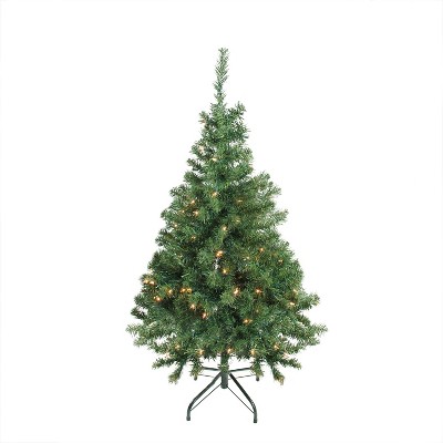 Northlight 4' Pre-Lit Niagara Pine Medium Artificial Christmas Tree - Clear Lights