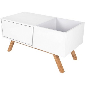 Glorious Turntable Lowboard White - 1 of 4