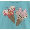 Girl's Disney Mickey and Minnie Ice Cream Cones T-Shirt - 2 of 4