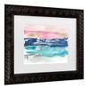 Trademark Fine Art Jennifer Goldberger Indigo Sunset I Matted Framed Art - 3 of 4