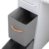 Sevobal Desks Table Nail Desk, Nail Tech Station with Storage Drawers Wrist Cushion Lockable Wheels, White, 40.16"*14.96"*29.53" - 4 of 4