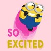 Juniors Womens Minions: The Rise of Gru Bob So Excited T-Shirt - 2 of 4