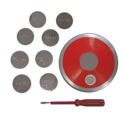 Amber Fight Gear Training Discus – Adjustable Steel Rim, ABS Plates & Custom Weights, Ideal for Track & Field Practice.