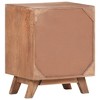 vidaXL Bedside Cabinet 15.7"x11.8"x19.7" Solid Mango Wood - 3 of 4